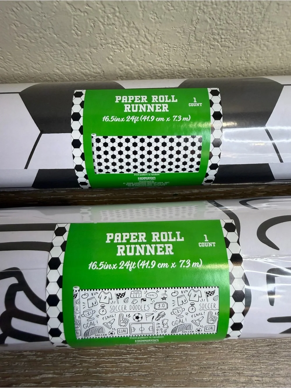 New Target Bullseye Soccer Table Runner set of 2